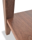 End Table Canterbury Walnut with shelf detai