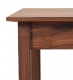 End Table Shaker with Shelf 2 Walnut