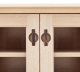 TV Console 1 with Glass Doors Shaker Maple detail 2