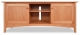 TV Console 2 Canterbury with Doors Cherry