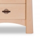 Nightstand 3 Drawer Harvestmoon Maple Detail 2