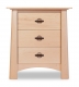 Nightstand 3 Drawer Harvestmoon Maple