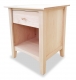 Nightstand Canterbury 1 Drawer Maple angle