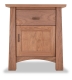 Nightstand 1 drawer Gamble Walnut