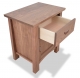 Nightstand Gamble Walnut with drawer open