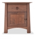 Nightstand Harvestmoon Walnut 1 drawer and door