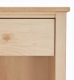 Nightstand Shaker One Drawer Maple Detail 1